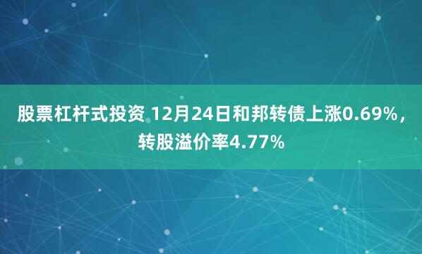 股票杠杆式投资 12月24日和邦转债上涨0.69%，转股溢价率4.77%