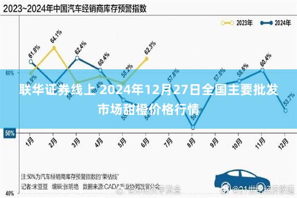 联华证券线上 2024年12月27日全国主要批发市场甜橙价格行情